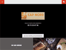 Tablet Screenshot of cap-nord.fr